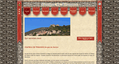 Desktop Screenshot of chateau-de-trigance.fr